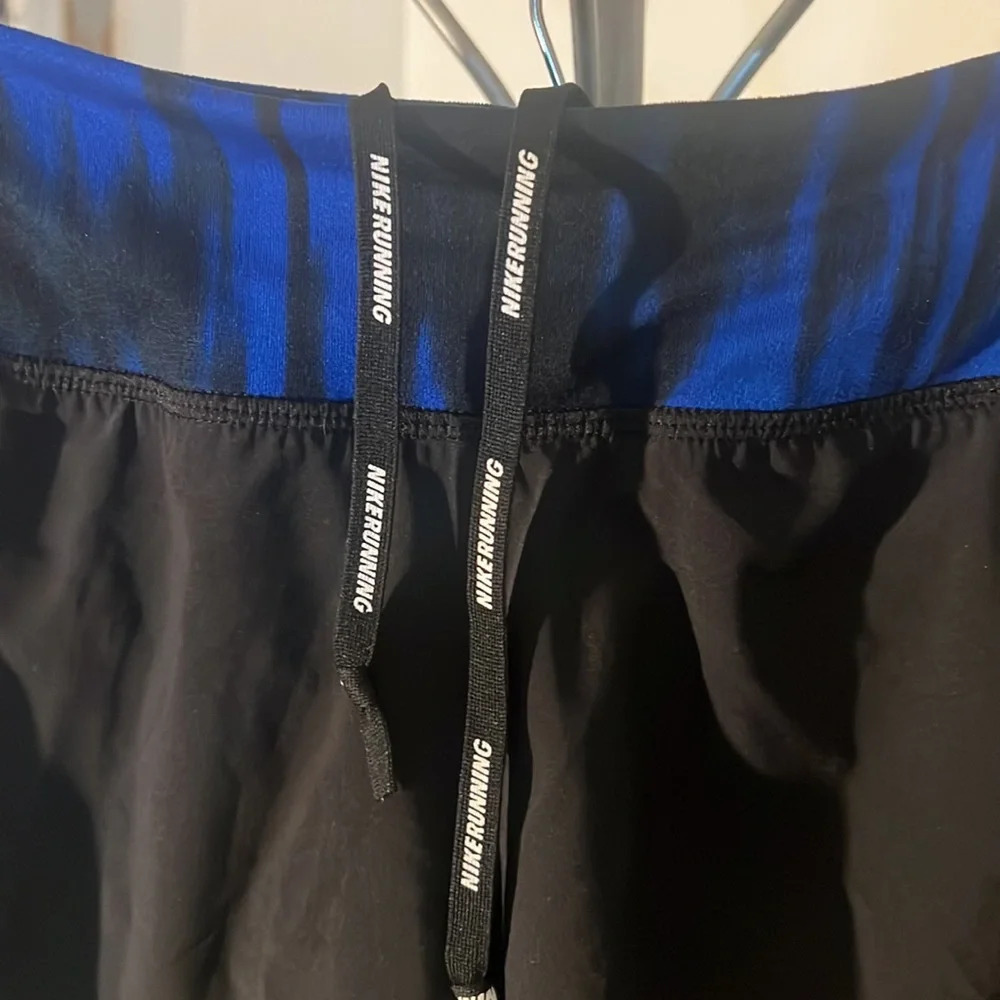 Nike Dri-Fit Women's Blue and Black Athletic Drawstring. Size Small - Picture 2 of 5